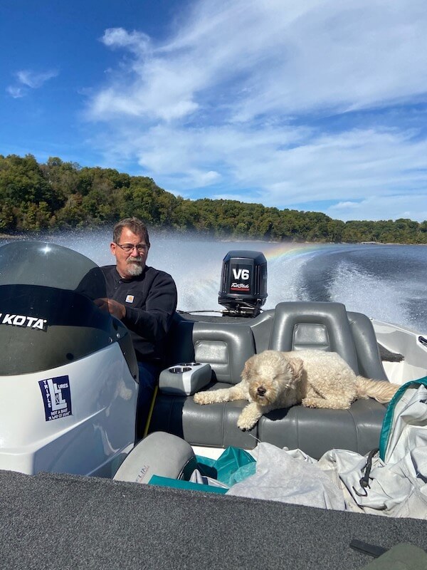 Speedboat on Lake Monroe