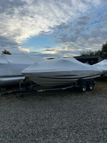 Shrink-Wrapped Boat
